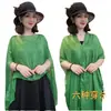 Sudadera de protección solar de color liso a la moda para venta al por mayor con un toque de alta gama, estilo popular, gran cantidad, diseños versátiles, bufandas y chales de seda para mujer de varios fabricantes
