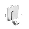Gancho de Acero Inoxidable 304 Producto Nuevo Gancho Adhesivo Fuerte Sin Clavos Sin Rastro Gancho para Puerta de Baño Gancho para Abrigos Gancho de Cocina