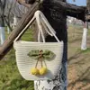 Bolsas de Playa Florales Lindas para Niñas de Verano, Bolsas de Paja de Dibujos Animados Lindas, Bolsos Pequeños para Niños, Bolsos Cruzados al por Mayor