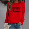 2025 Aliexpress Wish Ebay Amazon Comércio Exterior Estação Independente Moletom Feminino Floral Liso Gola Redonda 222