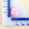 Acessórios de Resina DIY Cereja Materiais para Cola Cremosa DIY Presilhas de Cabelo Fruta Morango Infantil Acessórios para Capa de Celular