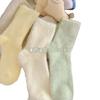 Calcetines de felpa para niños Calcetines acolchados de terciopelo Dijon lindos de media caña otoño e invierno para el hogar cálidos medias de terciopelo visón