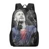 Mochila Messi Mundial de Fútbol Alrededores Mochila Escolar para Estudiantes Gran Capacidad Poliéster Mochila Reductora de Carga Bolsa para Computadora Dibujos Animados