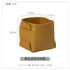 Caja de Almacenamiento de Cuero para Productos de Cuidado de la Piel de Acceso Fácil Lujo Estilo Escandinavo ins Soporte para Brochas de Maquillaje Plumas Artículos Varios Plegable Escritorio Control Remoto