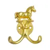 Gancho de Porco Voador Vintage, Gancho de Liga de Zinco Estilo Europeu, Gancho Decorativo Criativo de Parede, Gancho de Casaco Atrás da Porta, Transfronteiriço