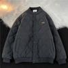 Chaqueta de Béisbol Acolchada de Algodón Estilo Americano Vintage para Hombre, Nueva Gruesa de Invierno 2022, Ropa de Algodón, Chaqueta Acolchada Estilo Ins