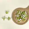 Accesorios de Tenedor de Flor de Plástico y Tela Artificial, Ramillete de Boda con Frutas Artificiales y Flores Falsas, Accesorios de Decoración para Ramilletes