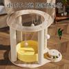 Rascador para Gatos, Juguete para Gatos, Nido para Gatos Cápsula Espacial Integrada, Tablero Compuesto, Rascador de Sisal para Gatos, Tabla para Rascar Gatos, Árbol para Gatos