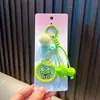 Chaveiro Gato Morango Desenho Animado Gatinho Pingente de Bolsa Lanyard de Celular Fofo Pingente para Chaveiro de Carro Pequeno Presente