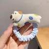 Gomas para el pelo de tela coreana con dibujos animados para niños, Ligas para el pelo lindas y versátiles, Bandas elásticas para coleta, Accesorios para el cabello de alta gama