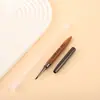 Pluma para Arte de Uñas Mango de Sándalo Corto Práctica Pintura Flor Línea Dibujo Pintura Fototerapia Herramienta Especial Juego de Pinceles