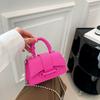 Mini Bolso Kelly Personalizado 2024 Nuevo Moda Bolso Cruzado para Labial Texto Simple Portátil para Padres e Hijos Billetera para Monedas