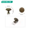 Ventas Directas de Fábrica Lujo Accesible Cajón Manija Huevo de Paloma Aleación de Zinc Sólido Puerta de Armario Forma de Calabaza Agujero Único Manija Pequeña