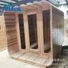 Comercio Exterior Exportación Sala de Sauna Exterior Importada de Canadá Material de Cedro Rojo Duradero Impermeable y Anticorrosión Suministro Directo de Fábrica