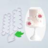 DIY molde uma peça diy rosa impressão cravo peônia flor corte molde bolo molde plástico