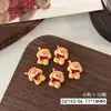 Outono Inverno Natal Homem de Gengibre Decorações para Unhas Urso Fofo de Desenho Animado Cachorrinho Boneco de Neve Acessórios de Unhas Vestíveis de Natal