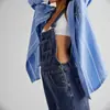 Overoles de Mezclilla Americanos de Moda Verano 2026 Estilo Callejero para Mujer Cómodos Versátiles Moda Overoles en Stock