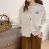 Abrigo Suéter de Hilo de Lunares de Colores para Mujer, Otoño/Invierno 2026 Nuevo Estilo Casual Holgado Tejido Abrigo para Mujer Moderno
