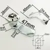 Fechadura Triangular Haitan Ms705, Fechadura com Lingueta Rotativa, Fechadura com Chave Plana Ms406, Fechadura de Lixeira, Fechadura de Armário, Fechadura Cilíndrica de Quadro de Distribuição