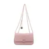 2026 Bolso de hombro acolchado estilo Chanel con cadena diseño de nicho de moda de alta costura versátil bandolera de un solo hombro