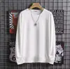 Camiseta de veludo dupla face dos homens de alta qualidade casual plus size all-match gola redonda manga comprida quente lã forrada camisa masculina