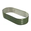 Caja de Plantación Metálica para Verduras Aleación de Aluminio Maceta para Flores Maceta para Plantar Verduras en Balcón Maceta Rectangular para Flores de Jardín Exterior en Patio