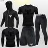 Pantalones Cortos de Atletismo Transpirables de Secado Rápido para Correr Transfronteriza Pantalones Ajustados Entrenamiento Deportivo Fitness Deportivo Examen Físico Juego de Cinco Piezas Alta Elasticidad Transpirable