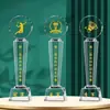 Personalização de Troféus e Medalhas de Cristal para Badminton, Basquete, Futebol, Competições Esportivas, Reuniões Anuais, Gravação Criativa Comemorativa