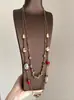 Colar de pérolas estilo heavy metal europeu e americano, estilo transfronteiriço, único e moderno, corrente de clavícula multicamadas para mulheres
