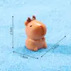 Nuevo producto transfronterizo: Figuras Lindas de Capibara Navideño, Decoraciones DIY de Escena de Nieve, Adornos de Paisaje en Miniatura