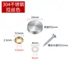 Aço inoxidável 304 espelhado prego acrílico publicidade prego capa decorativa vidro parafuso autoatarraxante fixo prego preto