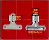 Juego completo de conectores plegables tipo X de 1.5 mm de espesor para estanterías de puestos, accesorios tipo S para puestos callejeros, estampado de metal