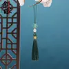 Chapéu Dourado Estilo Chinês com Borla de Pérola Branca Caixa de Presente Leque Acessórios Hanfu Pingente Decorativo para Presente Marcador de Página Artesanal