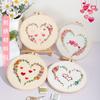Kit de bordado DIY original y nuevo, paquete de material de bordado hecho a mano para el Día de San Valentín con un corazón de amor.