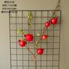 Fruta Simulación Granada Fábrica Flor Simulación Decoración Hogar Flor de Camino Boda Pared de Flores Flor Artificial Flor para Sostener MW10885