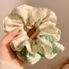 Nuevo Diseño Coreano de Nicho Hecho a Mano Encaje Plisado Encaje Banda para el Cabello Doble Capa Intestino Grande para el Cabello Accesorios para el Cabello