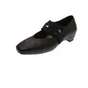 Aumento interno de altura de 5 cm ~ Zapatos de mujer estilo retro francés con tiras cruzadas y punta cerrada, nuevos zapatos de punta cuadrada de alta gama para uso en exteriores, verano 2026