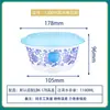 Lvbaokang Qinghua Tazón Desechable Caja de Comida Ecológica Redonda Engrosada Caja de Plástico para Empacar Boda Comercial para Llevar con Tapa