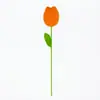 Flor Artificial de Tulipán Tejida a Crochet con Hilo Hecha a Mano Flor Artificial Flor de Loto Flor Holandesa Tulipán Entrega Directa de Fábrica