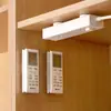 Suporte de controle remoto de parede sem furos para quarto, suporte de roteador tipo gancho, organizador de tomada redondo com ímã forte