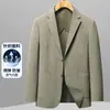 Traje Casual para Hombre 2026 Otoño Tejido Ligeramente Elástico Blazer de Negocios para Hombres Jóvenes y de Mediana Edad, Chaqueta Casual de Lujo Moderna