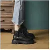 Botas Martin de Suela Gruesa de Moda para Mujer 2026 Nuevo Otoño/Invierno Versátiles Estilo Británico Combinar con Faldas Venta Caliente Estilo Callejero Botas de Motociclista