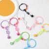 Llavero de Campana Creativo DIY Cadena de Color Cadena para Funda de Teléfono Móvil Colgante de Muñeca Accesorios para Llaves Colgante para Bolso