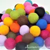 Bolas de lana al por mayor, 2-5 cm, para decoraciones colgantes, bolas de fieltro para manualidades, proyectos de bricolaje, bolas de fieltro de colores y materiales para arte en fieltro