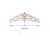 Niños y Niñas Princesa Corona Simple Linda Diadema Bebé Festival Actuación Accesorios para el Cabello Corona de Cumpleaños Corona para Pastel