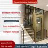 Elevador Doméstico de Dois Andares, Três Andares, Quatro Andares Interno Pequeno Doméstico Simples Hidráulico Idoso Turístico Tração Elevador de Casa