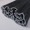 Malla plisada de onda de copo de nieve, material de envoltorio de flores, suministros para floristería, arte floral estilo coreano, malla de onda para envolver rosas