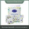 Papel de polpa de madeira virgem de alta qualidade em relevo compacto de três camadas não deixa cair detritos 288 folhas / pacote de tecido de guardanapo atacado acessível
