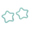 1 Llavero de Estrella de Cinco Puntas Pintado de Aleación Colorida Cadena para Llavero Hecha a Mano Accesorios de Joyería para Colgar en Bolsos Paquete de Materiales
