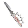 Delta Periférico Modelo Creed Cuchillo de Dedo Motosierra Verdugo Estrella Oscura Arma de Aleación Cuerpo a Cuerpo Prop 22cm